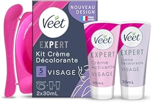 Veet Crème Décolorante Spécial Visage - 2 crèmes de 30 ml