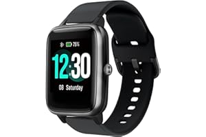 Songsier ID 250L Bracelet, Bracelet de Montre en Silicone pour ID205L,ID205S,ID205G, ID215G,SW025,SW023,SW021,SW020,TE021,TE020,YM023,YM021,YM020 Uwatch3 Ufit GT Montre