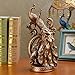 Produktbild OLILEIO europäischen Luxus Wohnzimmer TV-Schrank Schlafzimmer Neue Dekoration Uhr kreative praktische Peacock, Bronze Liebhaber Pfau