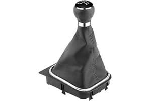 Gałka dźwigni zmiany biegów Qiilu 5 i czarna podstawa samochodowa skrzynia biegów