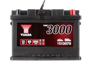 YUASA Batterie 60, Ah 550, A/EN YBX3075 L 243mm B 175mm H 175mm