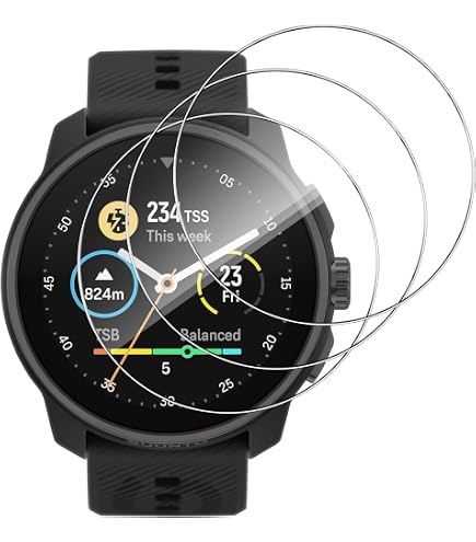 Per Garmin Forerunner 645 / 645 Music Pellicola Vetro Temperato 3 Pezzi