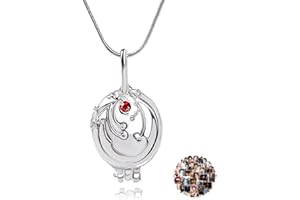 UOYU YouU The Vampire Set di gioielli con collana con adesivo Elena Gilbert, medaglione verbena e collana di per fan e cosplay con adesivo 21 pezzi