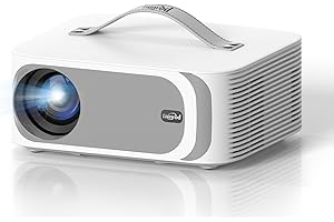 Videoprojecteur 4K【App Intégrée/Dolby Audio】 1080P Natif 36000Lux Projecteur Video, avec Movin, 4D/4P Keystone, Focus Électrique, WiFi6, Bluetooth Lisowod Retroprojecteur Portable pour Home Cinéma
