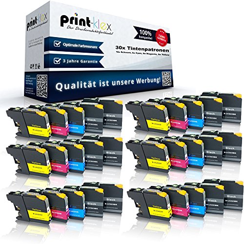 30x kompatible Tintenpatronen für Brother LC223 LC225 LC227 MFC-J 5600 MFC-J 5620 DW MFC-J 5625 DW MFC-J 5720 DW - Sparpack - Office Line Serie