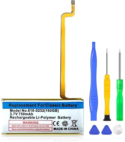 Batteria Per IPod Nano 7 7a Gen: 616-0640 Sostitutiva Per A1446 MD481LL/A, Con Kit Attrezzi, Polimerica - 3