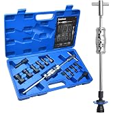 13 piezas Juego de agujeros ciegos Herramienta extractora de cojinetes internos Extractor de cojinetes internos Kit de martil