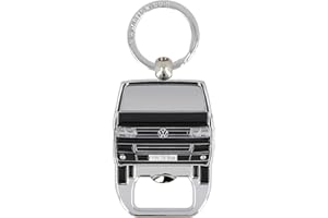 BRISA VW Collection – brelok do kluczy Volkswagen z otwieraczem do butelek piwa w stylu T5 Bulli Bus (Bus przód/czarny)