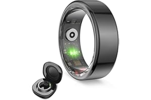 KSIX SMART YOUR TECH KSIX - Anello intelligente per uomo e donna con monitoraggio delle attività, passi e calorie, smart ring che misura ossigeno nel sangue, cardiofrequenzimetro, controllo del sonno, impermeabile per 3