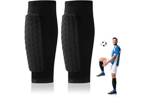 DONGSZQ Protège Tibias de Football, S/M/L/XL, Football Shin Guards, Manchon de Protection des Mollets, Protège Tibias Anti Chocs Professionnels, pour Enfants, Adolescents et Adultes