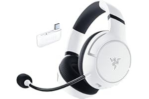 Razer Kaira HyperSpeed - Cuffie da gioco wireless multipiattaforma per Xbox (HyperSpeed Wireless, Driver TriForce da 50 mm, Microfono cardioide HyperClear) Bianco