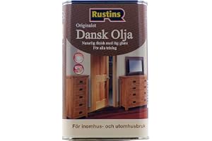 Rustins danska olja för alla typer av trä inomhus och utomhus - klar - 250 ml - DANO250FR
