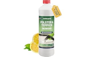 ‎SCHLAUPUTZ SCHLAUPUTZ® Waschsauger Teppichreiniger & Polsterreiniger Konzentrat – 1L Fleckenentferner Reinigungsmittel für Teppich, Sofa, Autositze – Anwendung im Nasssauger & Handreinigung – Ohne Bleichmittel