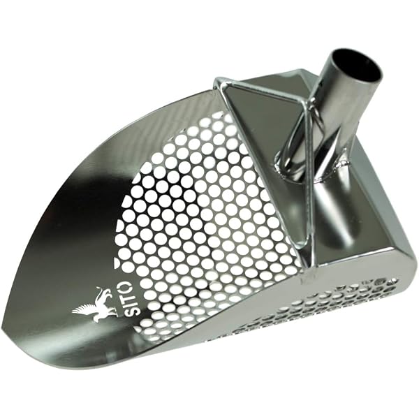 CooB Sandschaufel Monstrik V1 – Edelstahl, Für Metalldetektoren, Strand & Schatzsuche