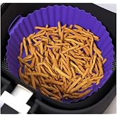 G&uuml;ncel&Ccedil;arşı Airfryer Silikon Pişirme Kabı 20x5 Cm Bpa i&ccedil;ermez Airfryer Pişirme Kağıdı, Yapışmaz Kolay Temizlenir, Silikon Piş