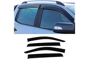 JHCHAN Déflecteurs de Vent pour Ford Ranger 2015-2022 T7 T8 Raptor Wildtrak XL XLT Tremor Limited Platinum PX MK2 MK3