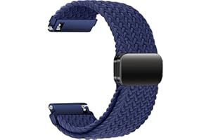 Sundara 18mm 19mm 20mm 22mm Nylon Gewebtes Armband Kompatibel mit Garmin/ID205L/Galaxy/Huawei/Amazfit Watch, Uhrenarmband Unisex