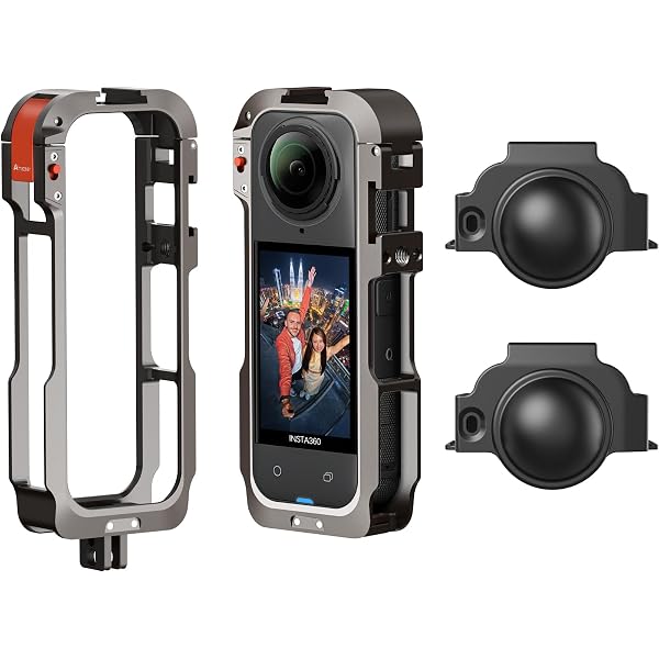 Protezione Obiettivo Per Insta360 X5 - Lens Guard Antigraffio E Antiurto, Montaggio Rapido, Trasparenza Ottica Elevata
