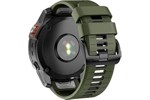 U-LIMVE Pasek do zegarka Garmin Fenix 6 Pro/Fenix 6/Fenix 7/Fenix 7 Pro/Fenix 5/Epix Pro 47 mm, 22 mm silikonowe paski zamienne QuickFit do Garmin Forerunner 965/955/945/935