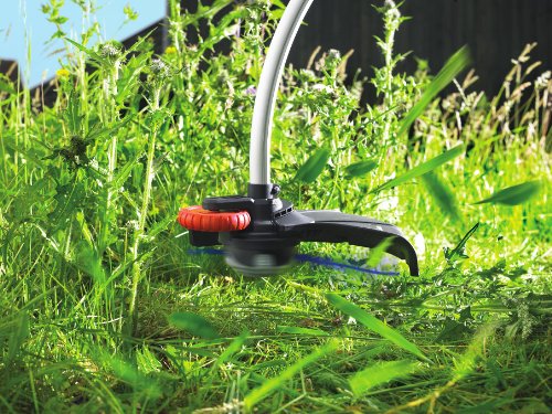 Black+Decker 800W Elektro-Motorsense GL8033 mit E-Drive Technologie, Kantenschnittfunktion, 6 Hochleistungsfäden, schwarz orange - 4