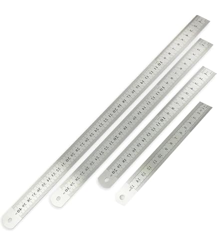 Righello Pieghevole In Alluminio 30cm - Precisione Laser Per Ingegneri E Hobby