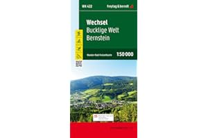 Wechsel - Bucklige Welt - Bernstein, Wanderkarte 1:50.000, WK 422: Wandel- en fietskaart 1:50 000 (freytag & berndt Wander-Rad-Freizeitkarten)