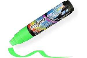 LEVIATAN | Penne di Gesso per Lavagna Lavabile | Pulizia a Umido e a Secco | Pennarello a Gesso | 15 g | Punta Smussata | 10 mm - Blu