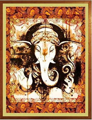 Antaram Designs room decor canvas wall art frameless Hd print accent wall canvas painting Ganesha Abstract Wallart