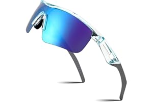 FEISEDY Kids Polarized Sunglasses TR90 Flexible Frame for Boys Girls Age 5-12 UV Protection Cycling Cricket Sports Glasses B2454