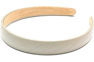 ‎QINGOO QinGoo Leder Haarreif Grau Stirnband Frauen Stirnbänder Haarband Damen Kopfschmuck Haarschmuck Elegant Mädchen Haar-Accessoire 1stück (Grey)