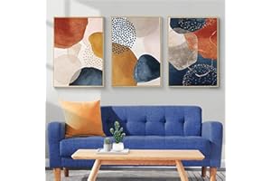 PYNVDD Set di 3 poster in stile bohémien, con pianta estetica, immagini moderne, astratte, decorazione da parete, senza cornice (poster 03, 40 x 60 cm x 3 pezzi)