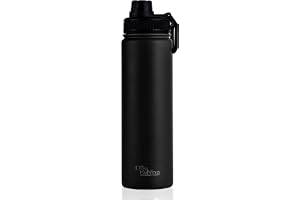 OTTO KONING Botella de Agua Acero Inoxidable 750ml Térmica Antigoteo | Doble pared aislada al vacío, tapón antigoteo 360°, acero inoxidable 304 libre de BPA, ideal gimnasio y oficina