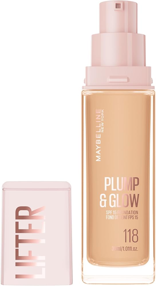 Maybelline New York Lifter Niasinamid ve Hyalüronik Asit İçeren Aydınlatan Fondöten - 118
