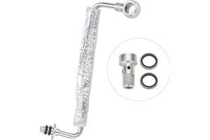 ZONFANT Turbo Oil Feed Pipe Tube, Turbocharger Oil Return Line Compatible with Buick Chevy Vehicle Encore 13-18, Cruze 11-18, Sonic 12-18, Trax 15-18, Replace #55592600 25198546 25200947