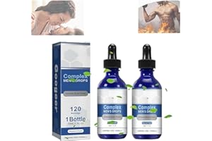 GODEMMIO NexusBio Labs Complex Lot de 2 gouttes pour homme Gouttes Complex Men Drops Revitahepa pour homme Nexusbio Malebiotix Version super puissante