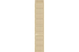 DecoMeister Mobili Porta Lamella Porte Pino Mobili Anteriore Pino Non Trattato Armadio Porta Armadio Aperto Lamelle 444x2422 mm Singolo legno massiccio a venatura naturale