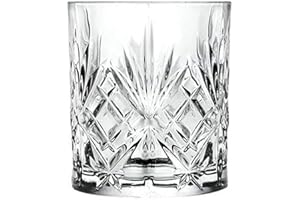 RCR Cristalleria Italiana S.p.a. Línea Melodía | Vasos de amargo y licor de cristal modernos - Juego de 6 vasos de cristal de 8 cl