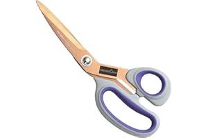 AQUASKUDO Forbici Multiuso Professionali in Acciaio Inox Rivestite in Titanio Finitura Bronzo - Made in Italy