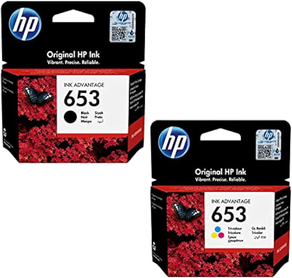 HP 653 Orijinal Mürekkep Avantaj Kartuşu, Siyah + Üç Renk, 3YM75AE+3YM74AE