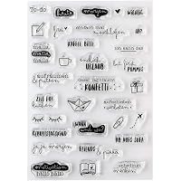 Odernichtoderdoch Stempelset „I‘m So Busy“ – 38 Clear Stamps Mit A6 Block Für Bullet Journal & Mehr