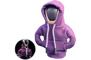 LPMXYW Gear Stick Hoodie,Universal Car Gear Stick Knob Cover Gearstick Hoodie,Shifter Knob Hoodie Cover Car Interior Hoodie for Gear Stick, Gear Shifter Knobs Sweatshirt Car Gear Handle Cover Car Decoration