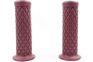 SFONIA 2pcs Manijas para Moto Puños de Manillar Agarraderas 22MM 7/8" Caucho Antideslizante Universal para Scooter Quad Cruiser Off Road