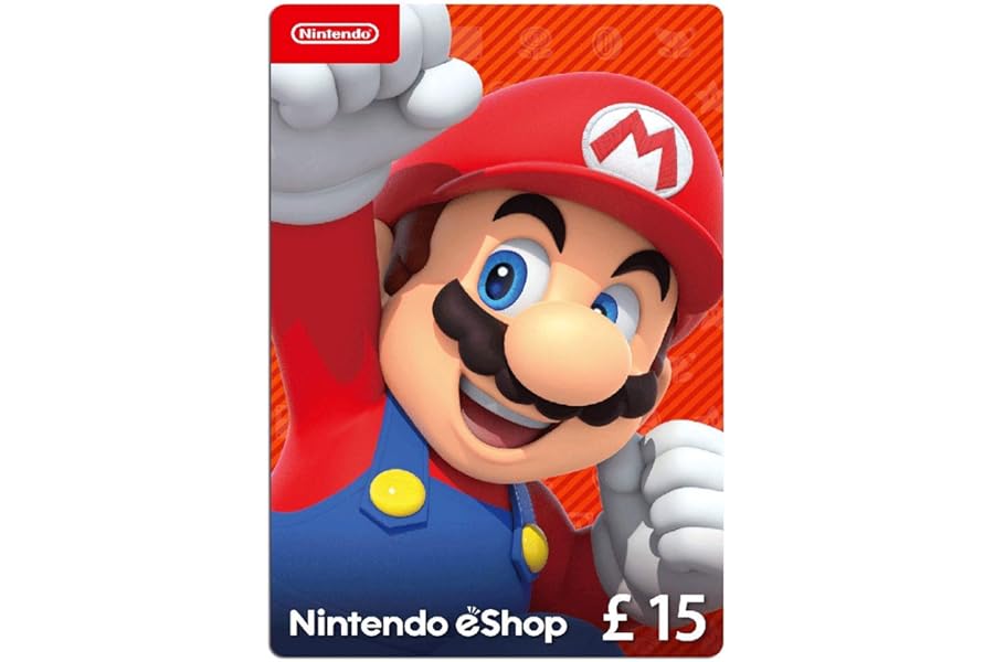 Nintendo eShop Card | 15 GBP voucher | Download Code | UK only | Switch