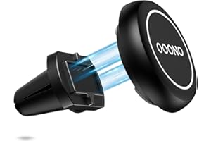 SUPMEGA Magnetische Auto-Lüftungsgitterhalterung für OOONO CO-Driver NO1, Metall-Luftschlitzhalter mit eingebauten Magneten, kompatibel mit OOONO NO1 Blitzerwarner