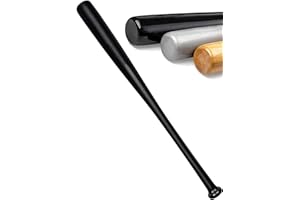 Redfield - Batte de Baseball - Bois Massif écologique - 30 Pouces (76cm) - 2 Couleurs au Choix - Noir ou Bois Naturel