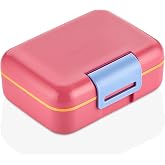 Promosyonca 2 Katlı Bento &Ouml;ğle Yemeği Kutusu, 1.6 Litre, 3 B&ouml;lmeli, BPA İ&ccedil;ermeyen PP Plastik, &Ccedil;atal Bı&ccedil;ak Kaşık Hediyeli (Pem