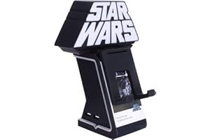 KONIX Cableguys Ikon Star Wars Halterung für Gaming Zubehör und Smartphone, Beleuchteter Multifunktionshalter, Controller Halter kompatibel mit Xbox-, PlayStation- & den meisten Controllern