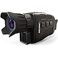 Rexing B1 Basic Night Vision Goggles/Monoculars w/1.5“ LCD Screen, Infrared (IR) Digital Camera, Binoculars with Dual Photo + Video Recording for Outdoor Hunting, Camping, Bird watching & Surveillance