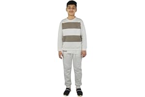 Bahob® 1 & 2 Pack Boys Girls Tracksuit, Unisex Jumper Sweatshirt and Jogger Bottoms Tracksuit Set for Kids 3-14 Years