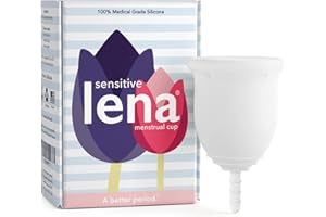 Lena Menstrual Cup Sensitive (Clear Large Sensitive, Large)